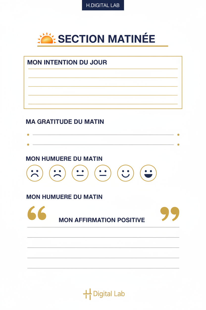 1. Section Matinée - Intentions du jour