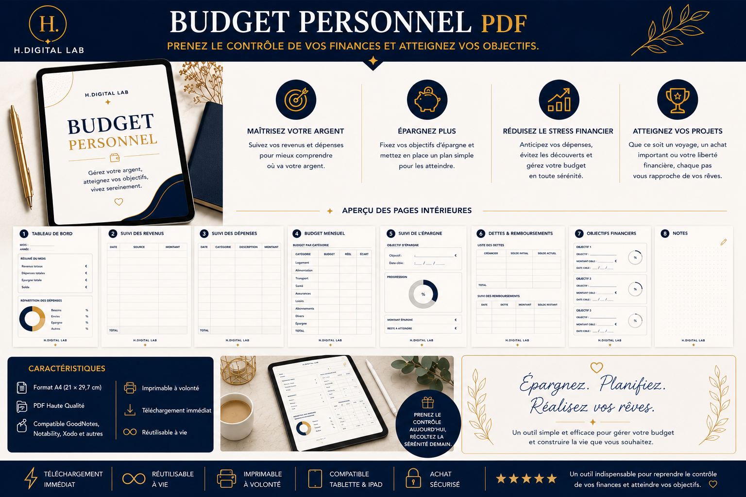 Kit Complet d’Organisation – Tous vos outils digitaux en un seul pack