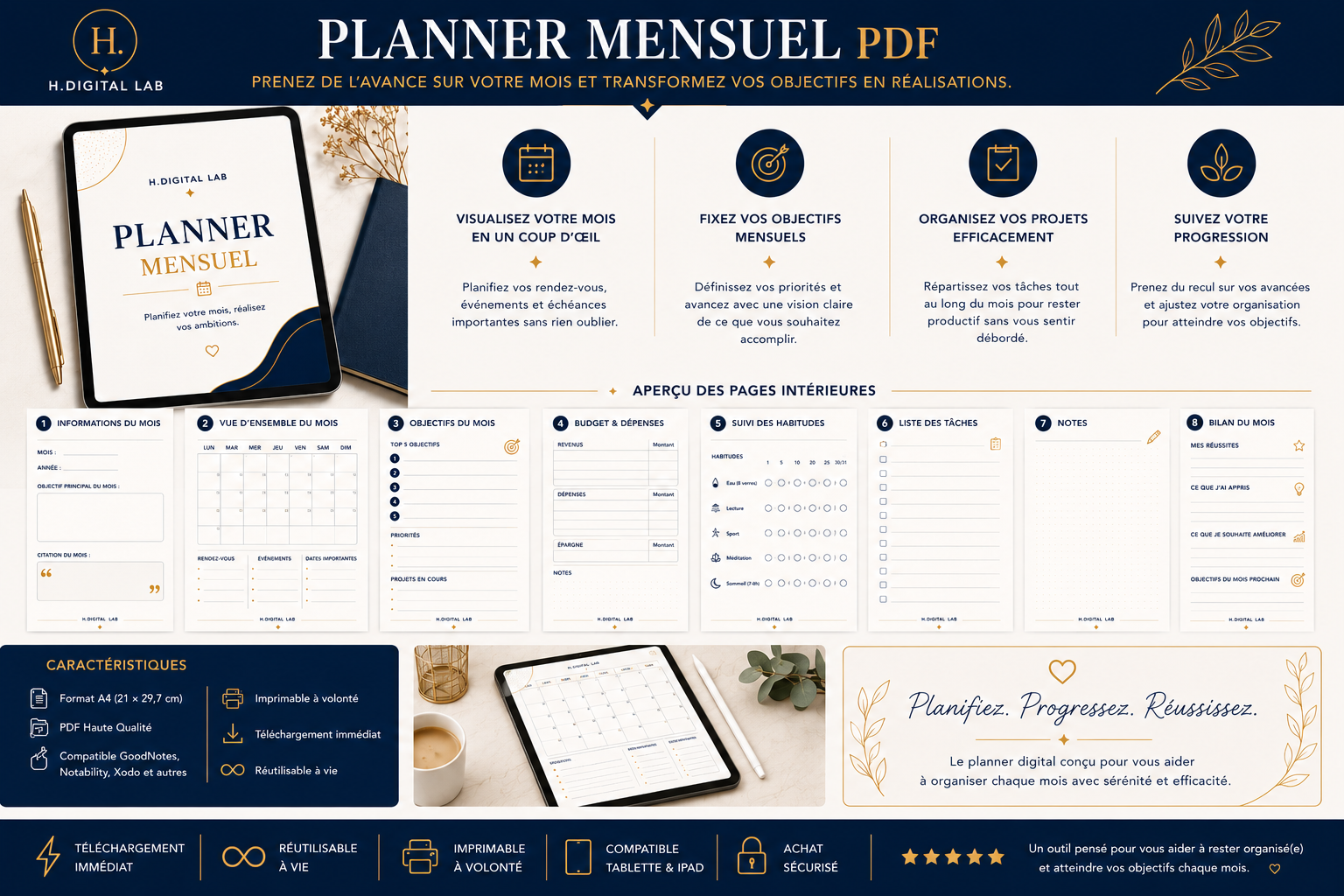 Kit Complet d’Organisation – Tous vos outils digitaux en un seul pack