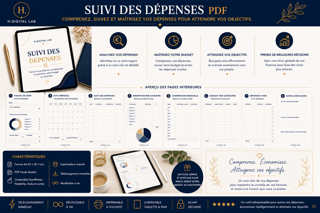 Kit Complet d’Organisation – Tous vos outils digitaux en un seul pack