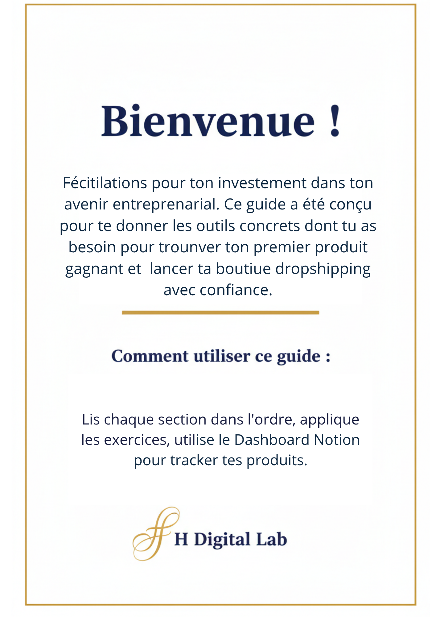 Dropshipping Starter Kit — Les outils essentiels pour lancer ta boutique