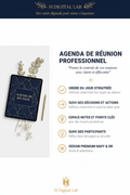 Agenda de Réunion | Compte-Rendu & Suivi Professionnel - H Digital Lab