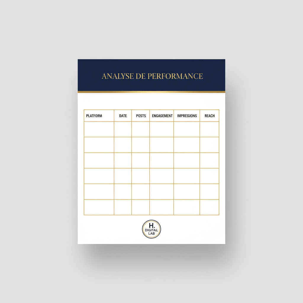 Calendrier Éditorial | Planification Réseaux Sociaux - H Digital Lab
