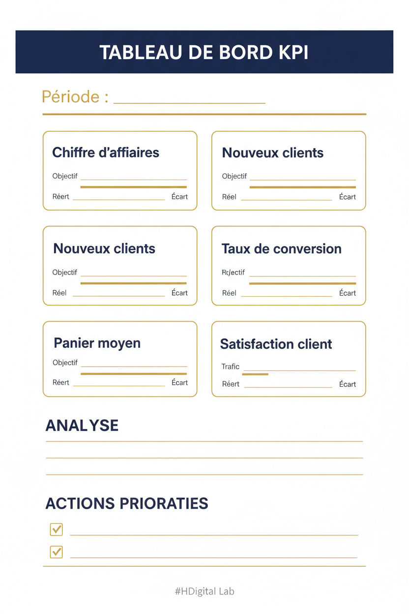 Carte – Tableau de Bord KPI