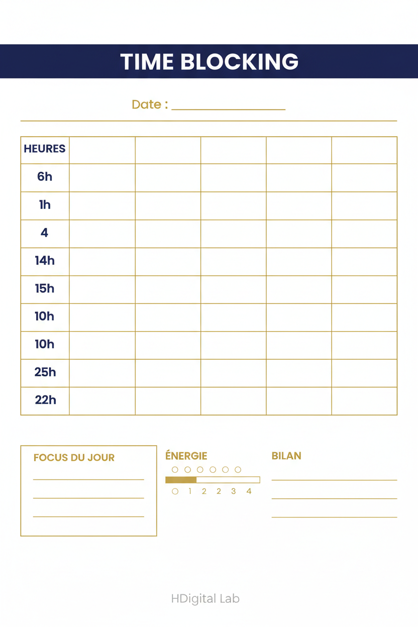 Carte – Time Blocking