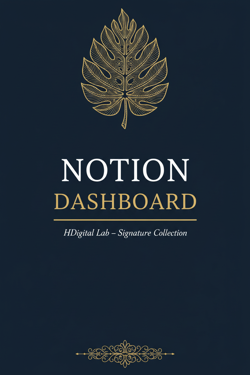 Couverture Notion Dashboard