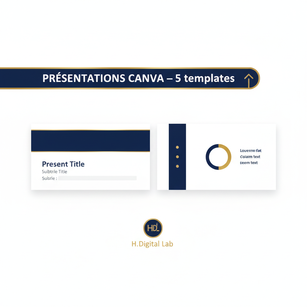 5 Présentations Canva - H.Digital Lab