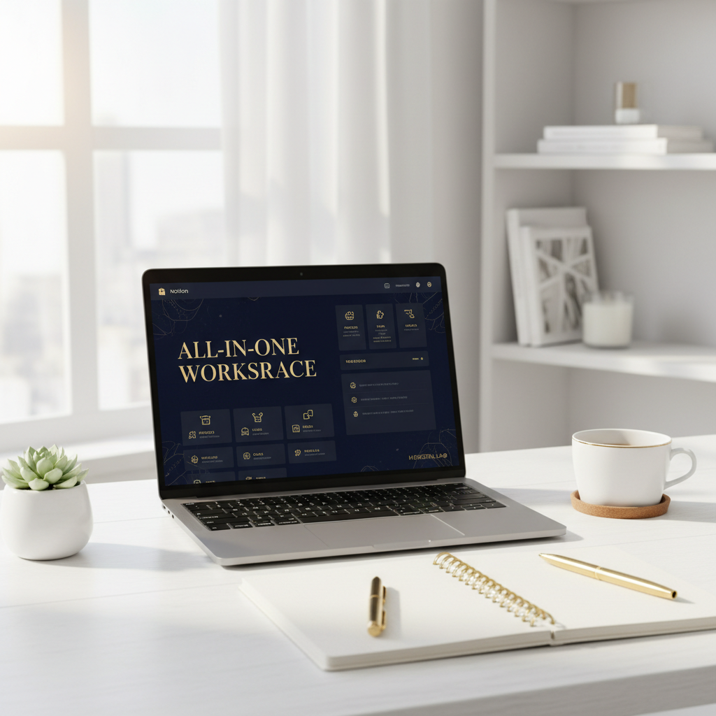 Lifestyle MacBook Pack Notion Productivité