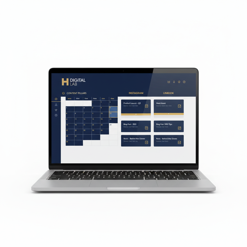 Grille contenu Calendrier Éditorial