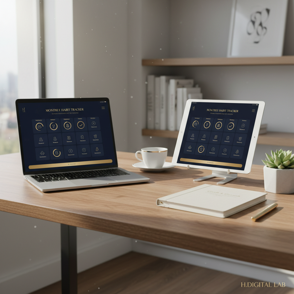 Lifestyle MacBook Habit Tracker