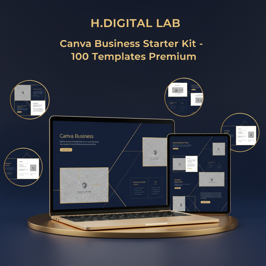 Canva Business Starter Kit mockup