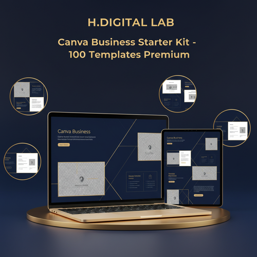 Canva Business Starter Kit mockup