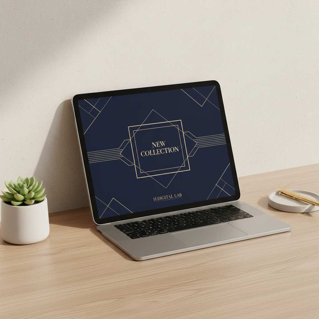 Mockup iPad Template marketing Canva