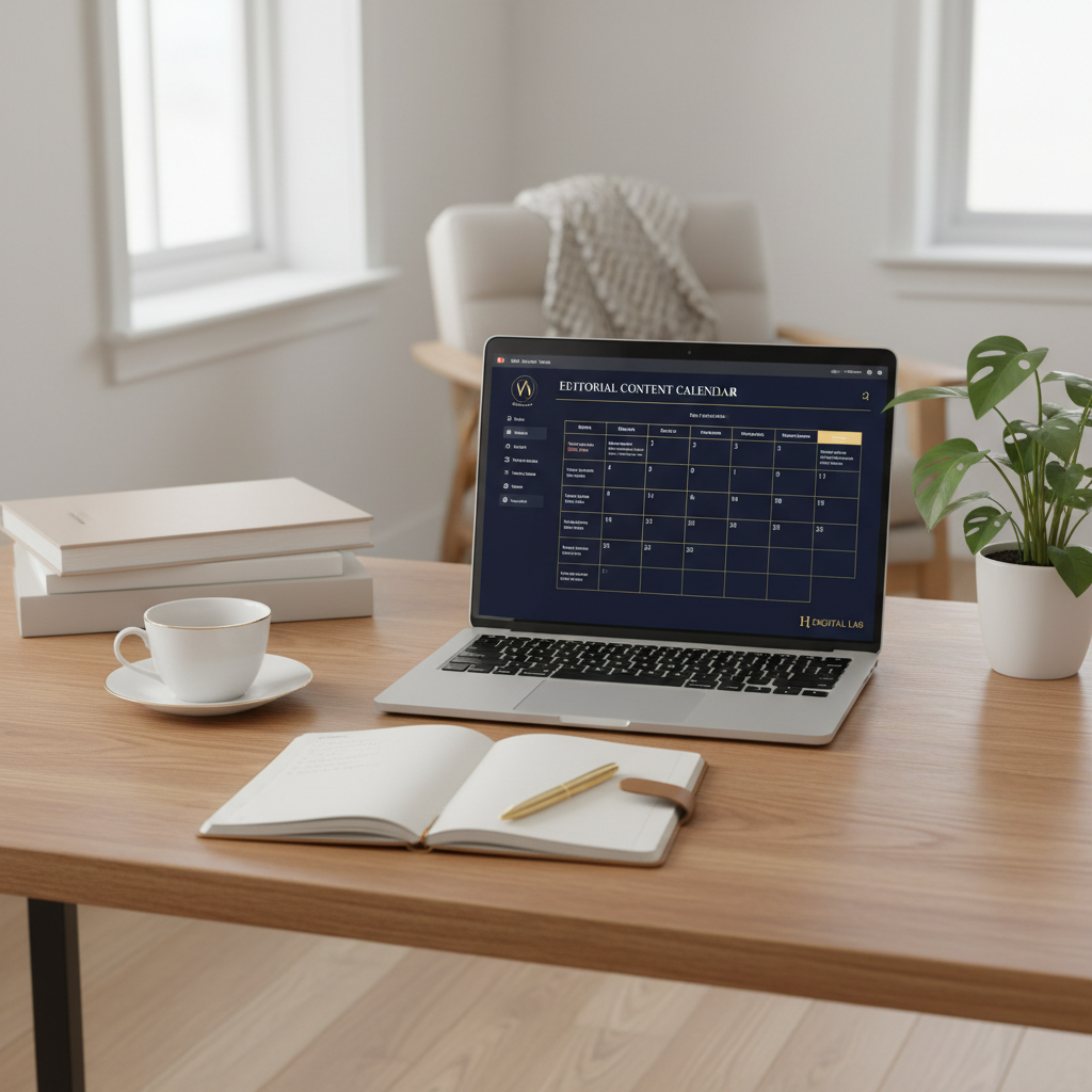 Lifestyle MacBook Calendrier Éditorial