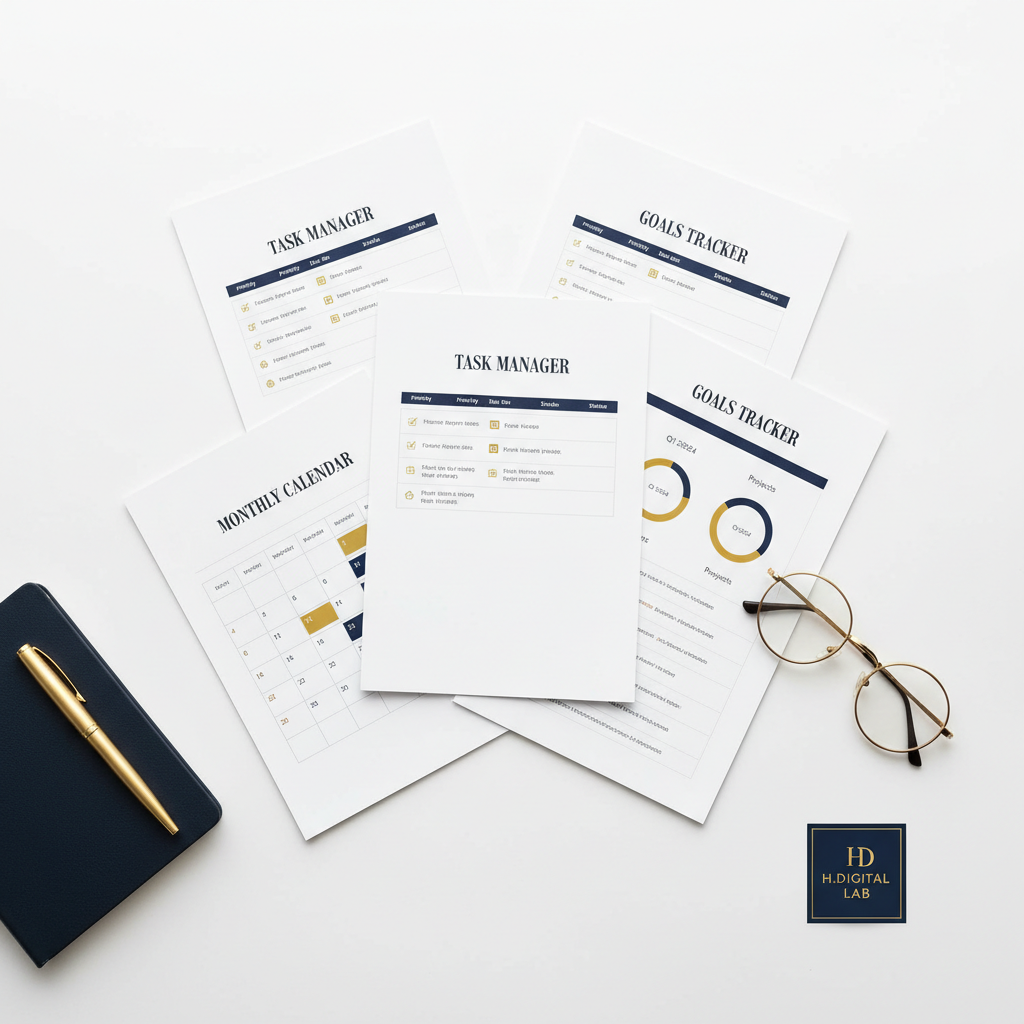 Flat lay Dashboard Notion