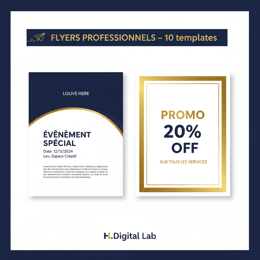 10 Flyers Professionnels - H.Digital Lab