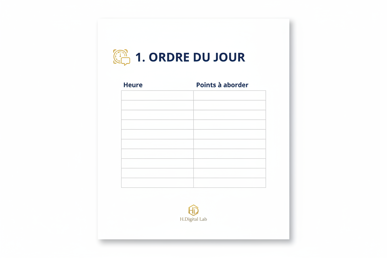 Ordre du Jour
