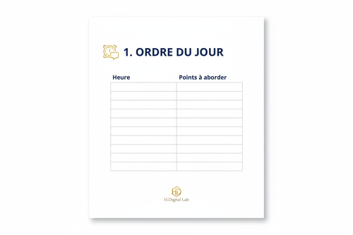 Ordre du Jour