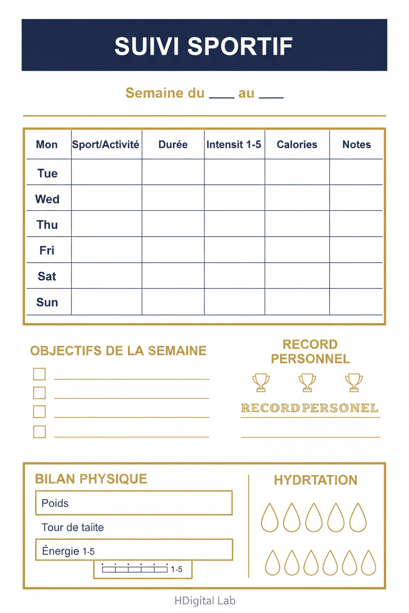 Pack Bien-être | Tracker Santé & Équilibre - H Digital Lab