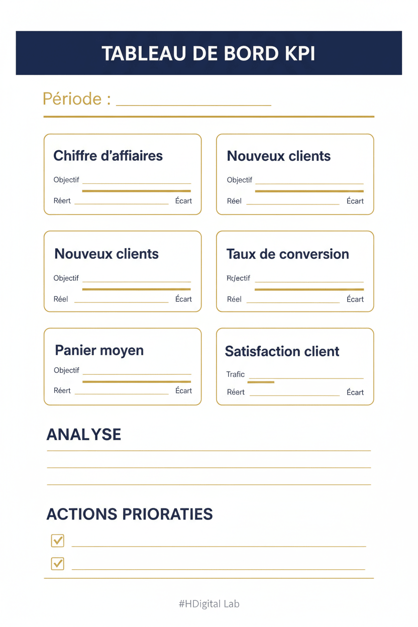 Template Notion Productivité | Dashboard Structuré Téléchargeable - H Digital Lab